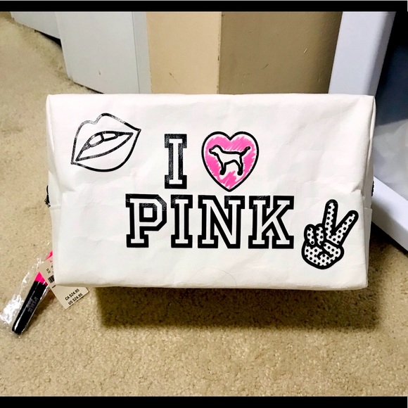 PINK Victoria's Secret Accessories - 🆕🔥🦋2/30$PINK BY VS SUPER CUTE MAKEUP BAG/TOILETRIES/URL W/SHARPIE DETACHABLE